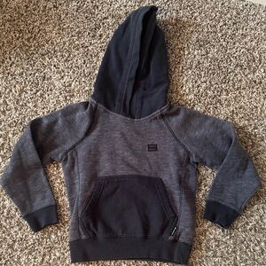 Billabong Kids Gray and Black Pullover Hoodie